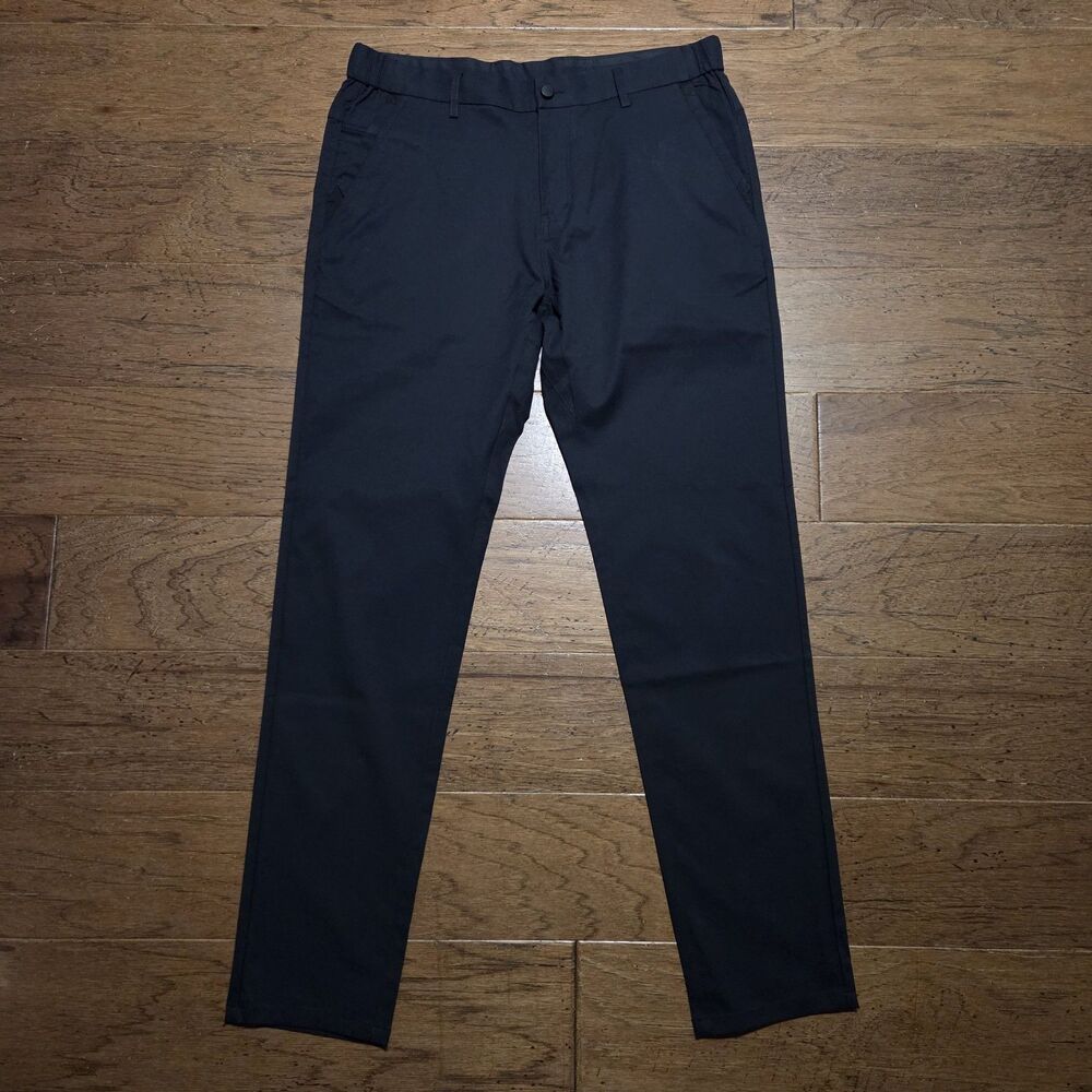 Jack Archer Pants Mens 34x34 Black Space Performance Dress Trousers Polyester